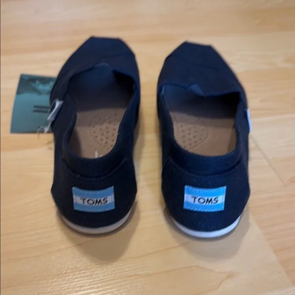 TOMS Navy Slip-On Shoes - Picture 4 of 4